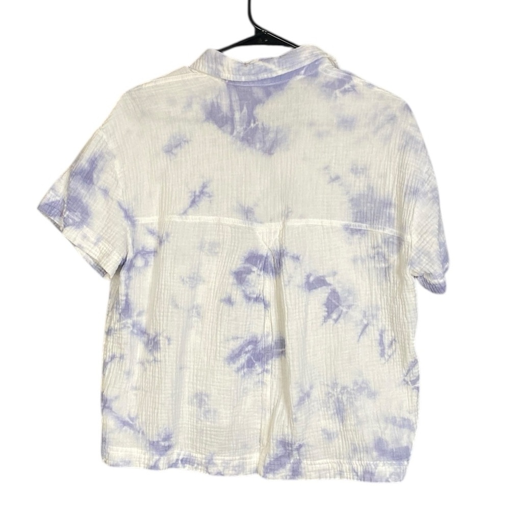 Madewell Lightspun Beachside Shirt in Tie-Dye Women's Small - Picture 3 of 6